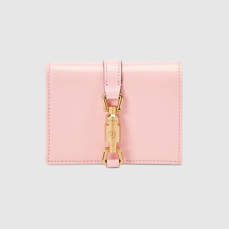 Gucci Jackie 1961 Card Case Wallet 645536 Pink